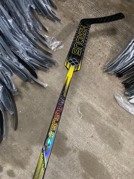 1x New True Hzrdus 9x4 Goalie Stick T31 25” Yellow Full Right