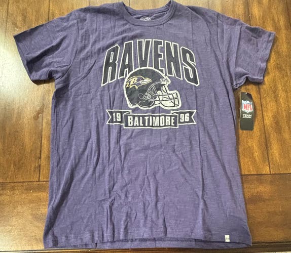 Baltimore Ravens 47 Brand T-Shirt Adult Large New With Tags