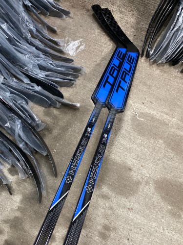 2 Pack New True Hzrdus 7x4 Goalie Stick T31 25" Blue