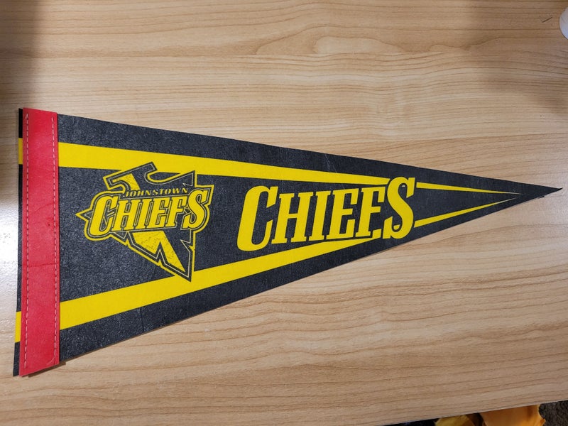Vintage Johnstown Chiefs ECHL Pennant