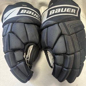 Senior Size 14 Inch Bauer Vapor XII Ice Hockey Gloves Excellent Condition