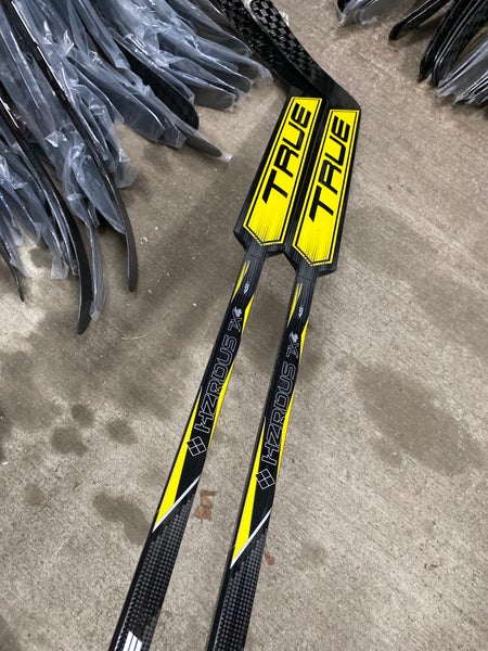 2 Pack New True Hzrdus 7x4 Goalie Stick T31 26" Yellow
