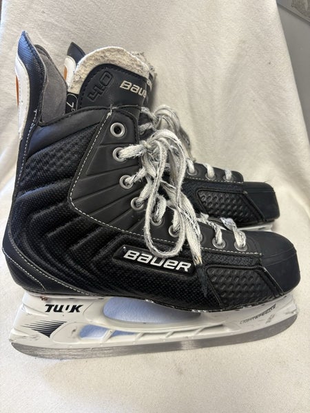 Senior Size 7 Bauer FLEXLITE 4.0 Ice Hockey Skates  Excellent Condition