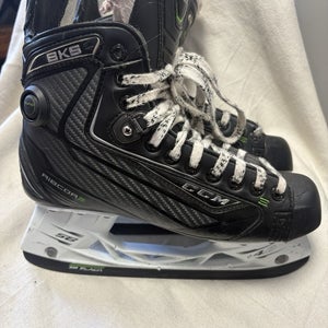 Senior Size 6 CCM RIBCORE BKS Pump Ice Hockey Skates SB Black Blade