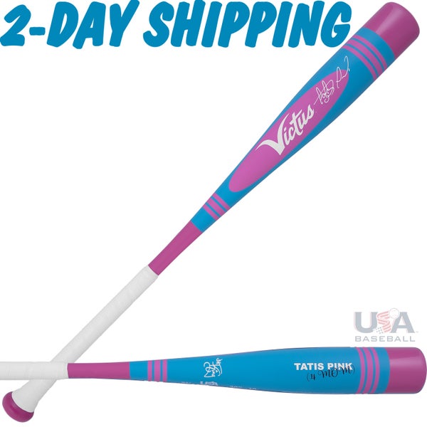 NEW | Victus VIBE Fernando Tatis Jr Pink  27" / 17 oz Pro Crayon 2 5/8" USA Youth Bat | FAST SHIP