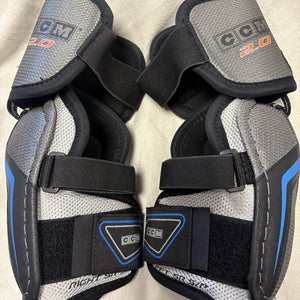 Senior Size Small CCM 2.0 Ice Hockey Elbow Pads  Excellent Condition