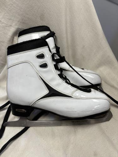 Senior Size 9 Lake Placid Figure Ice Skates. IMPERIAL ELITE Blades