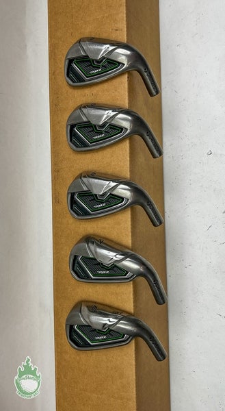 Used Right Handed TaylorMade RocketBallz Irons 6-PW HEADS ONLY Golf Club Set
