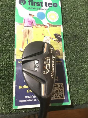 Adams Idea Tech V3 6 Iron Hybrid Seniors Lite Bassara 55g Graphite Shaft (38)