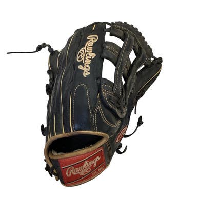 Used Rawlings GC ELITE BB/SB Glove RH Throw Black 12 3/4" 11760-S000082152