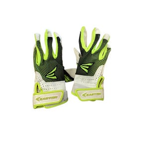 Used Easton BB/SB Batting Gloves White XS 11760-S000082126