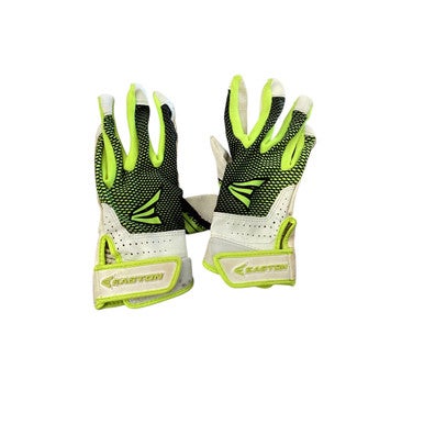 Used Easton BB/SB Batting Gloves White XS 11760-S000082126