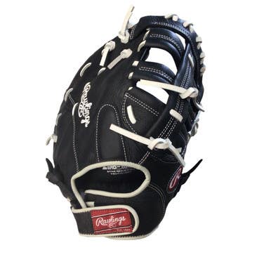 Used Rawlings SHUT OUT BB/SB First Base RH Throw Black 12" 11760-S000082120