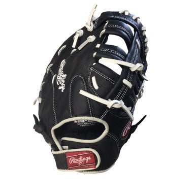 Used Rawlings SHUT OUT BB/SB First Base RH Throw Black 12" 11760-S000082120