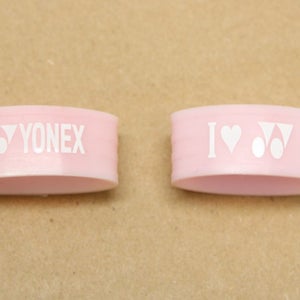 *JAPAN EXCLUSIVE* YONEX RUBBER GRIP BAND FOR TENNIS RACQUETS (PINK). QTY: 2