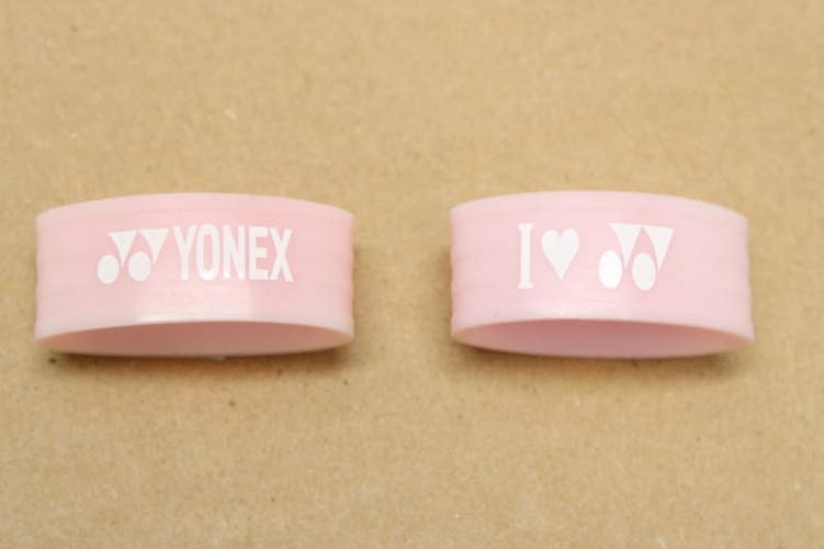 *JAPAN EXCLUSIVE* YONEX RUBBER GRIP BAND FOR TENNIS RACQUETS (PINK). QTY: 2