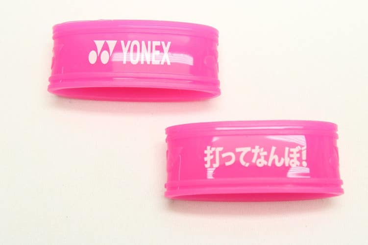 *JAPAN EXCLUSIVE* YONEX RUBBER GRIP BAND FOR TENNIS RACQUETS (HOT PINK). QTY: 2