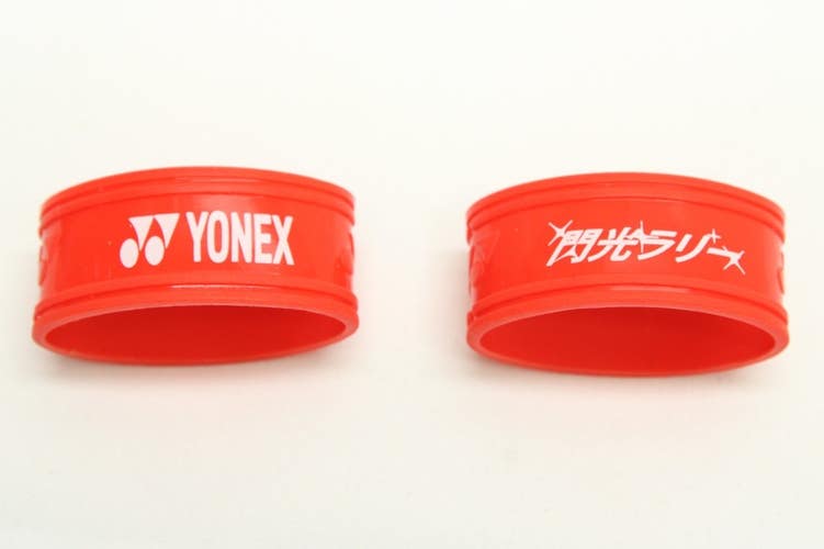 *JAPAN EXCLUSIVE* YONEX RUBBER GRIP BAND FOR TENNIS RACQUETS (RED). QTY: 2