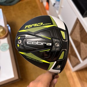 Men's 2021 Cobra RAD Speed Right Handed Driver Stiff Flex 9 Loft (Used)