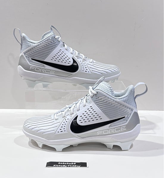 Size 12 Nike Force Savage Pro 3 TD Football Cleats White DA5453-104