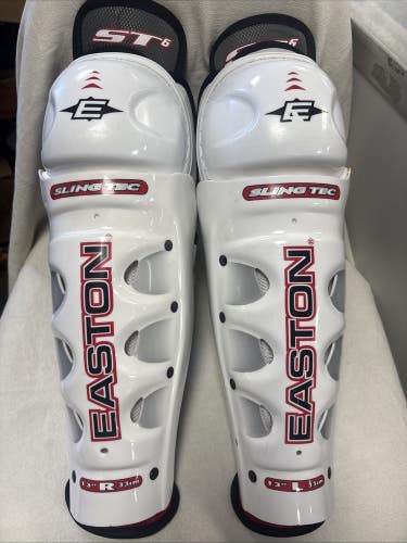 Size 13 Inch EASTON SLING TEC ST 6 Ice Hockey Shin Guards