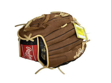 Used Rawlings D115BBDBCPT BB/SB Glove RH Throw Brown 11 1/2" 11613-S000168172