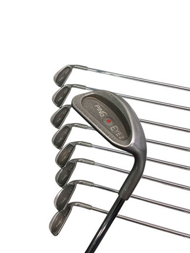 Used Ping EYE 2 RED DOT Mens Iron Set RH 3I-SW 11347-S000255703