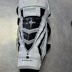 Used CCM LTP 23CM 9 INCH Youth Shin Guards White 9" 11497-S000152188
