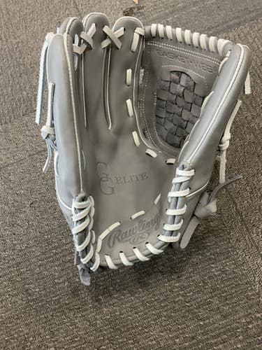 Used Rawlings GG ELITE BB/SB Glove RH Throw Grey 12 1/2" 11614-S000221812