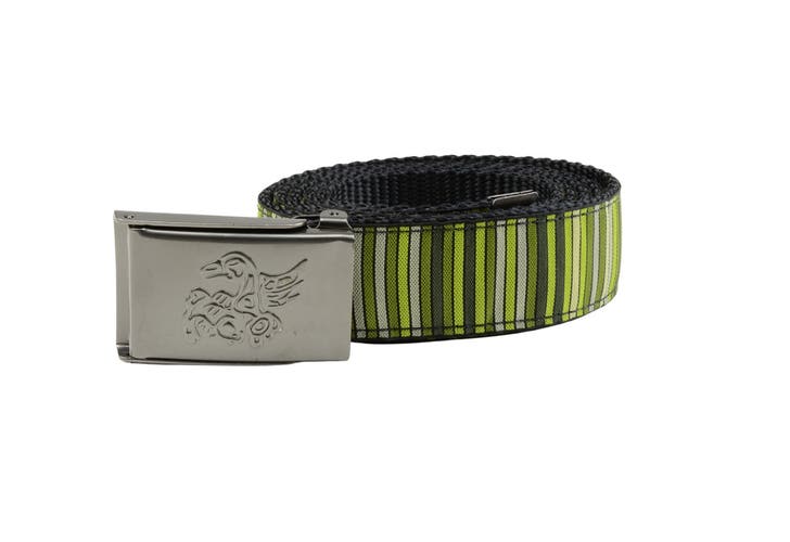 Silverfoot Bits Green Summit 1 1/4" width Belt bottle opener buckle unisex