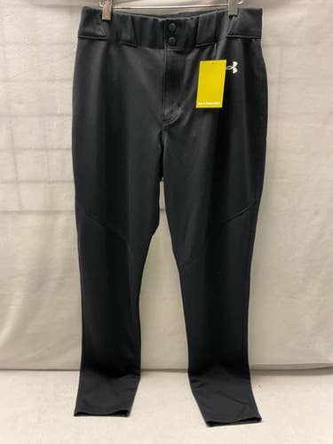 Used Under Armour YTH BASEBALL PANTS BB/SB Pant Boys Black LG 11490-S000265866