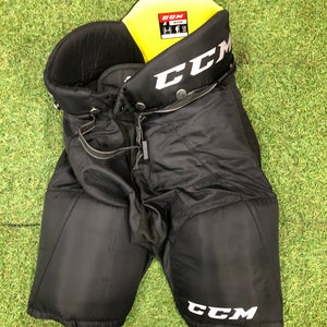 Black Junior Medium CCM Tacks 9550 Hockey Pants (Used)