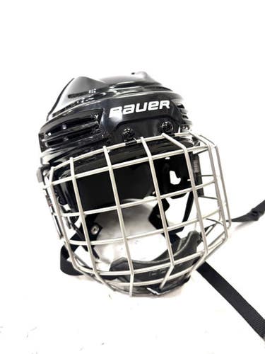 Used Bauer IMS 5.0 Helmet Cage Combo Black SM 11860-S000298041