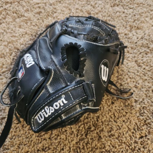 Wilson RH Catcher's A360 Baseball Glove 31.5" GENUINE LEATHER.  Game Ready