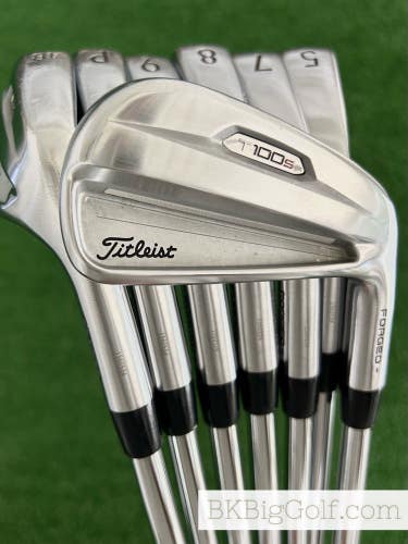 Titleist T100s 21 Forged Iron Set 5-48 / Project X LZ 5.5 (Firm) Stiff