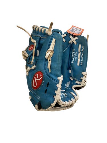 Used Rawlings HIGHLIGHT SEIRES BB/SB Glove RH Throw Carolina Blue 10 1/2" 11884-S000052810