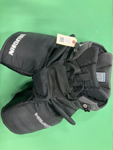 Black Intermediate Large Vaughn Velocity V9 Pro Hockey Goalie Pants (Used)