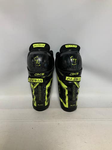 Used Warrior DX5 Junior Shin Guards Black 10" 11823-S000034372