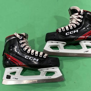 Used Intermediate CCM Extreme Flex E6.5 Hockey Goalie Skates Size 4
