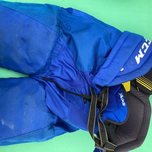 Blue Senior Small CCM Tacks 5092 Hockey Pants (Used)