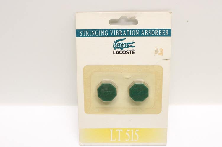 *NOS* 2-PACK LACOSTE "LT 515" RETRO STYLE TENNIS RACQUET VIBRATION DAMPENERS