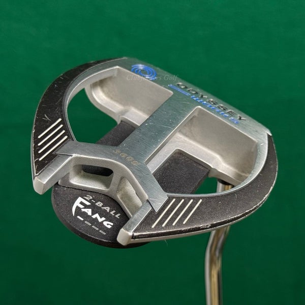 Odyssey Works 2-Ball Fang 34.25" Double-Bend Mallet Putter Golf Club