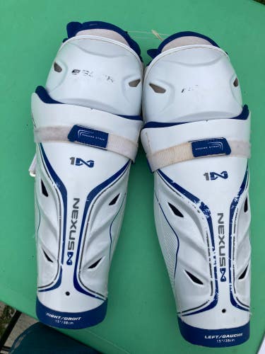 Senior Bauer Nexus 1N Shin Pads 15" (Used)