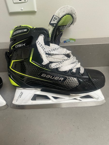 2024 Bauer GSX Hockey Goalie Skates Regular Width Size 3.5 (Used)