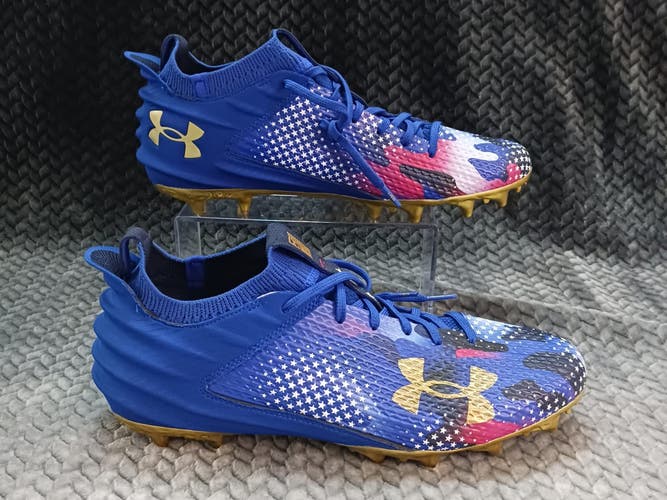 New Under Armour UA Spotlight 4 MC USA Football Cleats Men Size:14  3027307-400