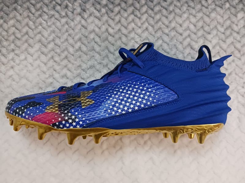 New Under Armour UA Spotlight 4 MC USA Football Cleats Men  display picture 1