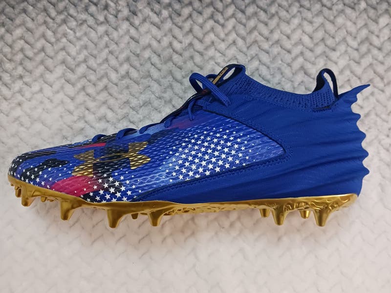 New Under Armour UA Spotlight 4 MC USA Football Cleats Men  display picture 1