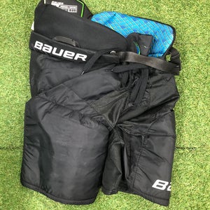 Black Junior Medium Bauer Bauer x Hockey Pants (Used)