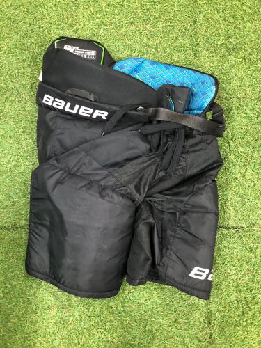 Black Junior Medium Bauer Bauer x Hockey Pants (Used)