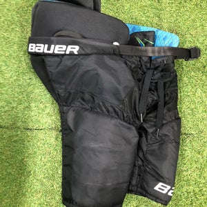 Black Junior Medium Bauer Bauer x Hockey Pants (Used)
